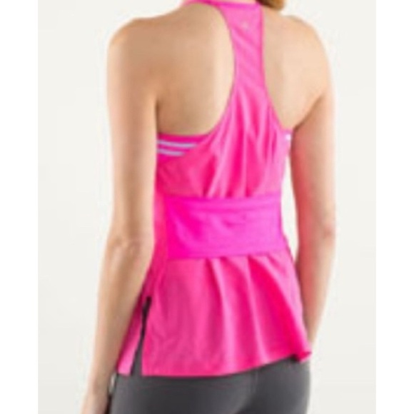 Lululemon Amped Hot Tank Top Pink - Picture 1 of 9